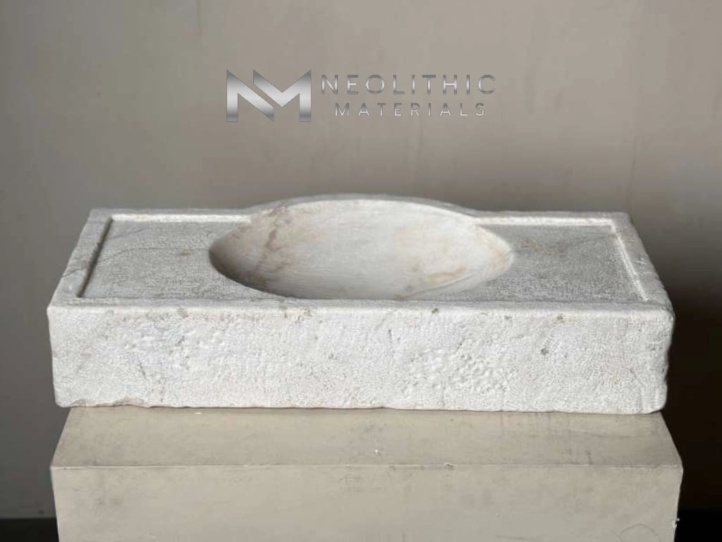 Antique Limestone Sink - Image 4