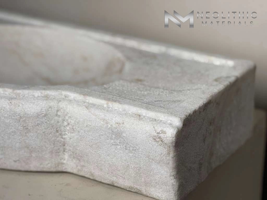 Antique Limestone Sink - Image 6