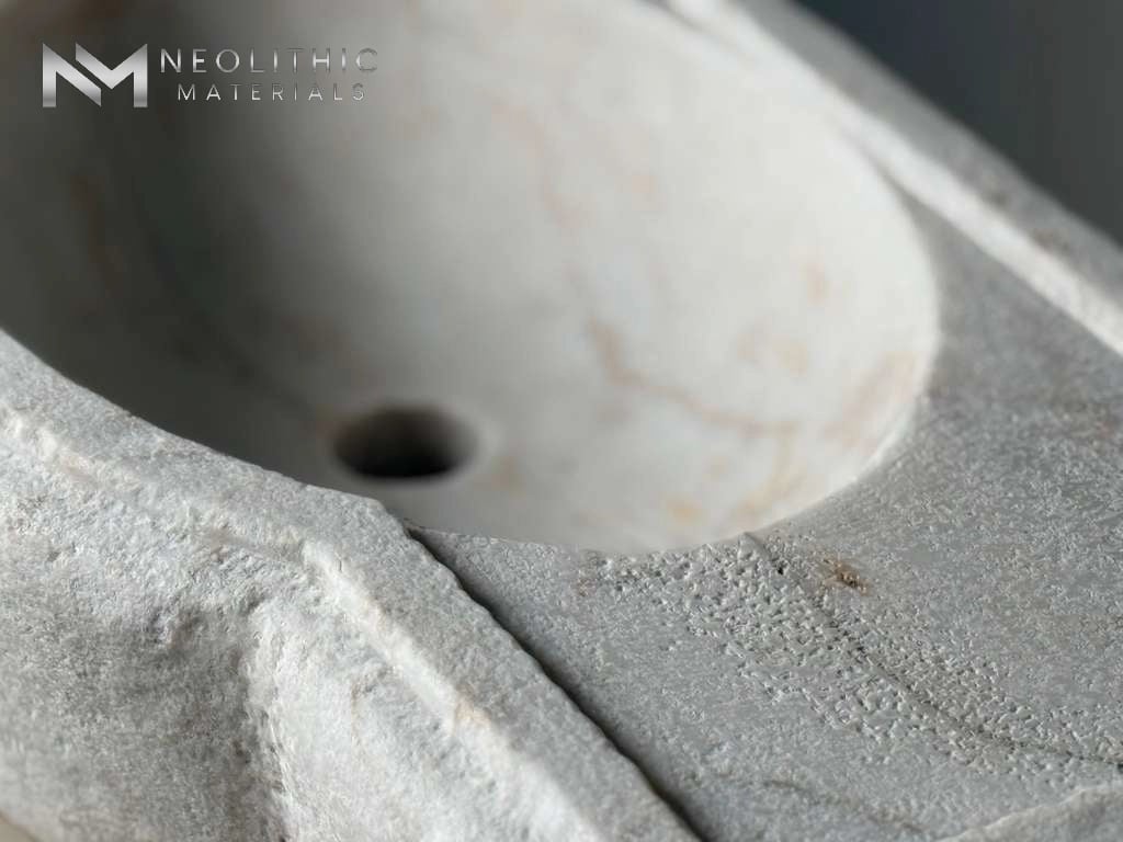 Antique Limestone Sink - Image 7
