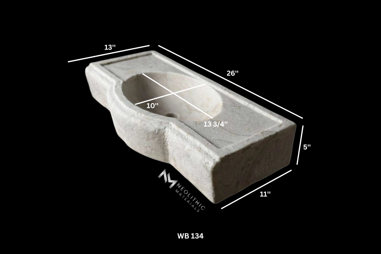 Antique Limestone Sink - Image 8