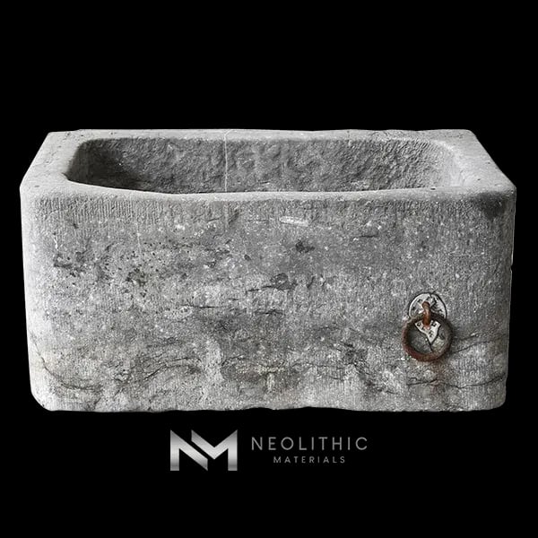 Antique Belgian Bluestone Trough Sink - Image 1
