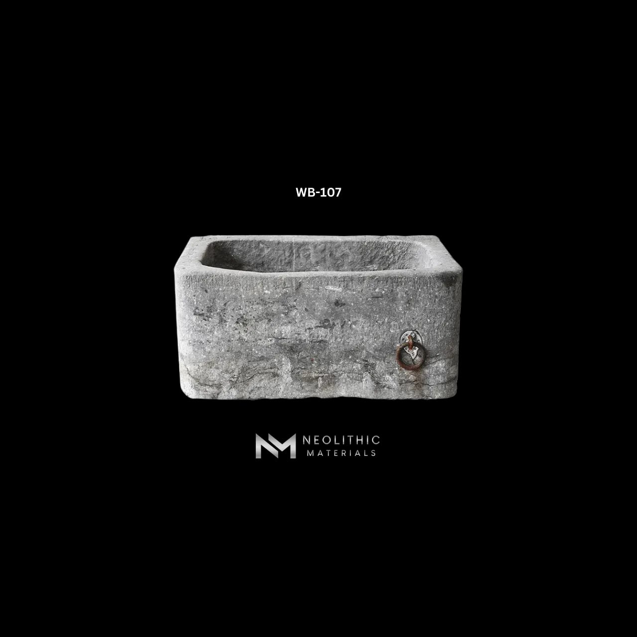 Antique Belgian Bluestone Trough Sink - Image 5