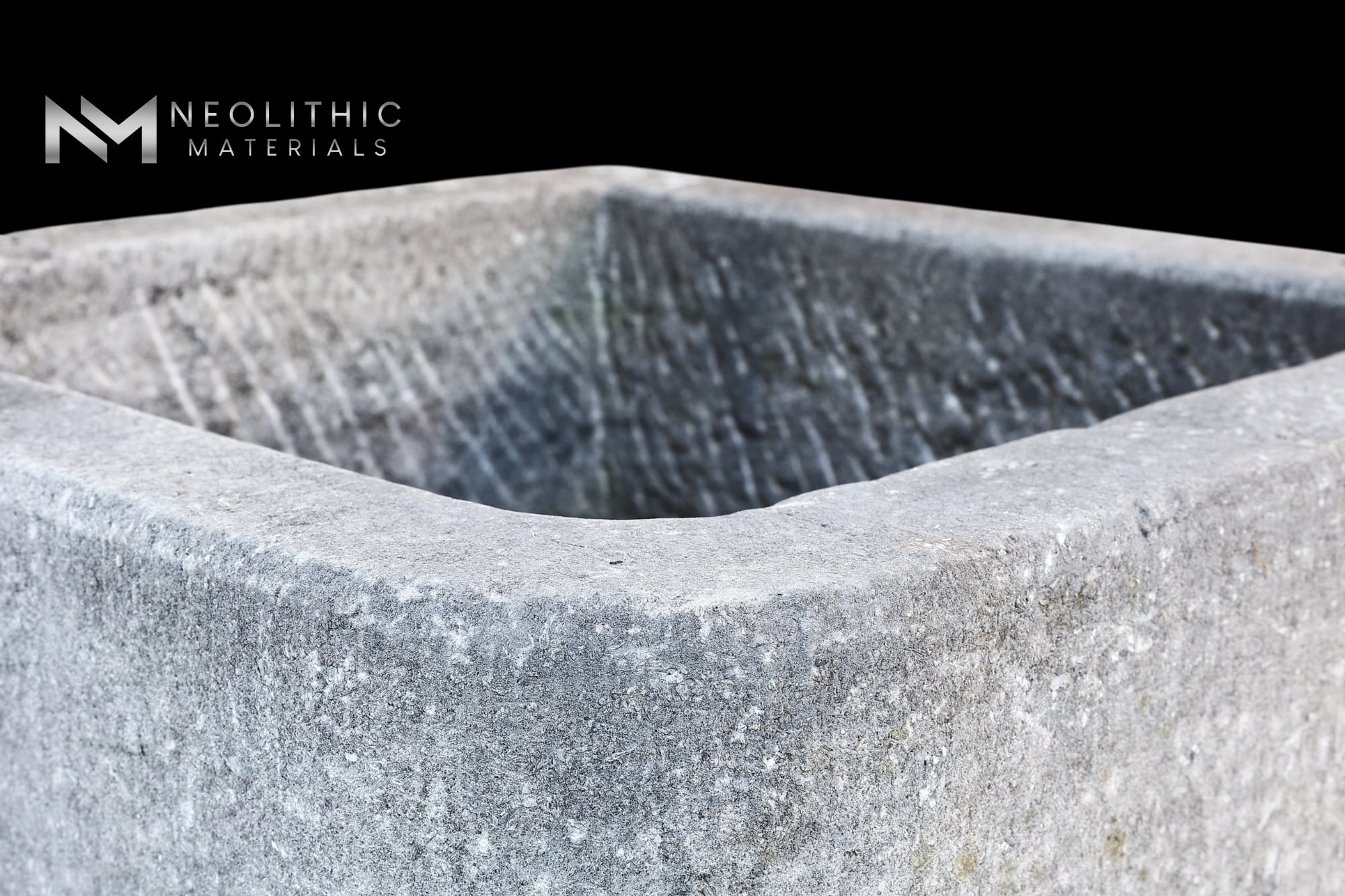 Antique Belgian Bluestone Trough Sink - Image 6