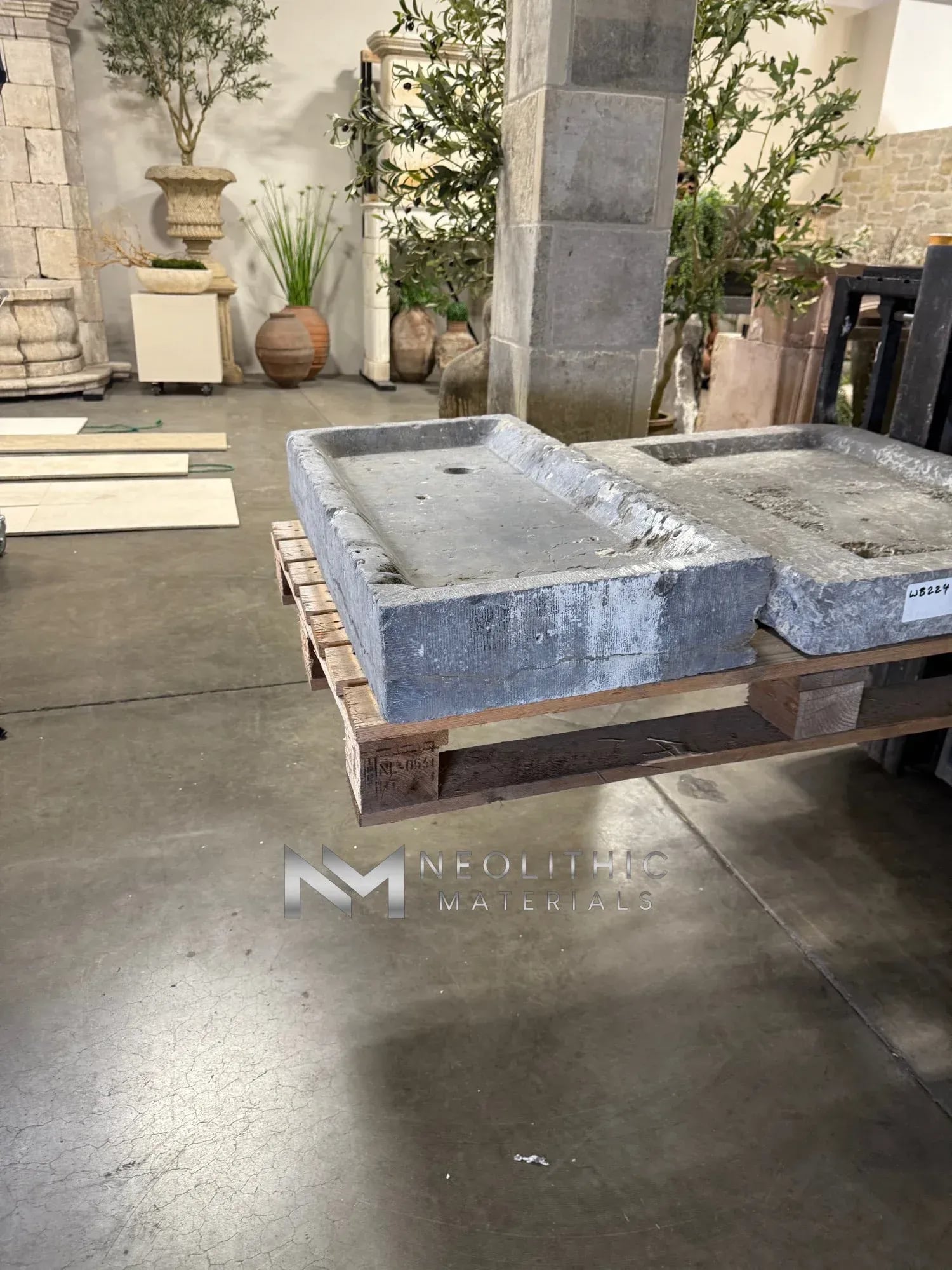 Antique Belgian Bluestone Sink - Image 10