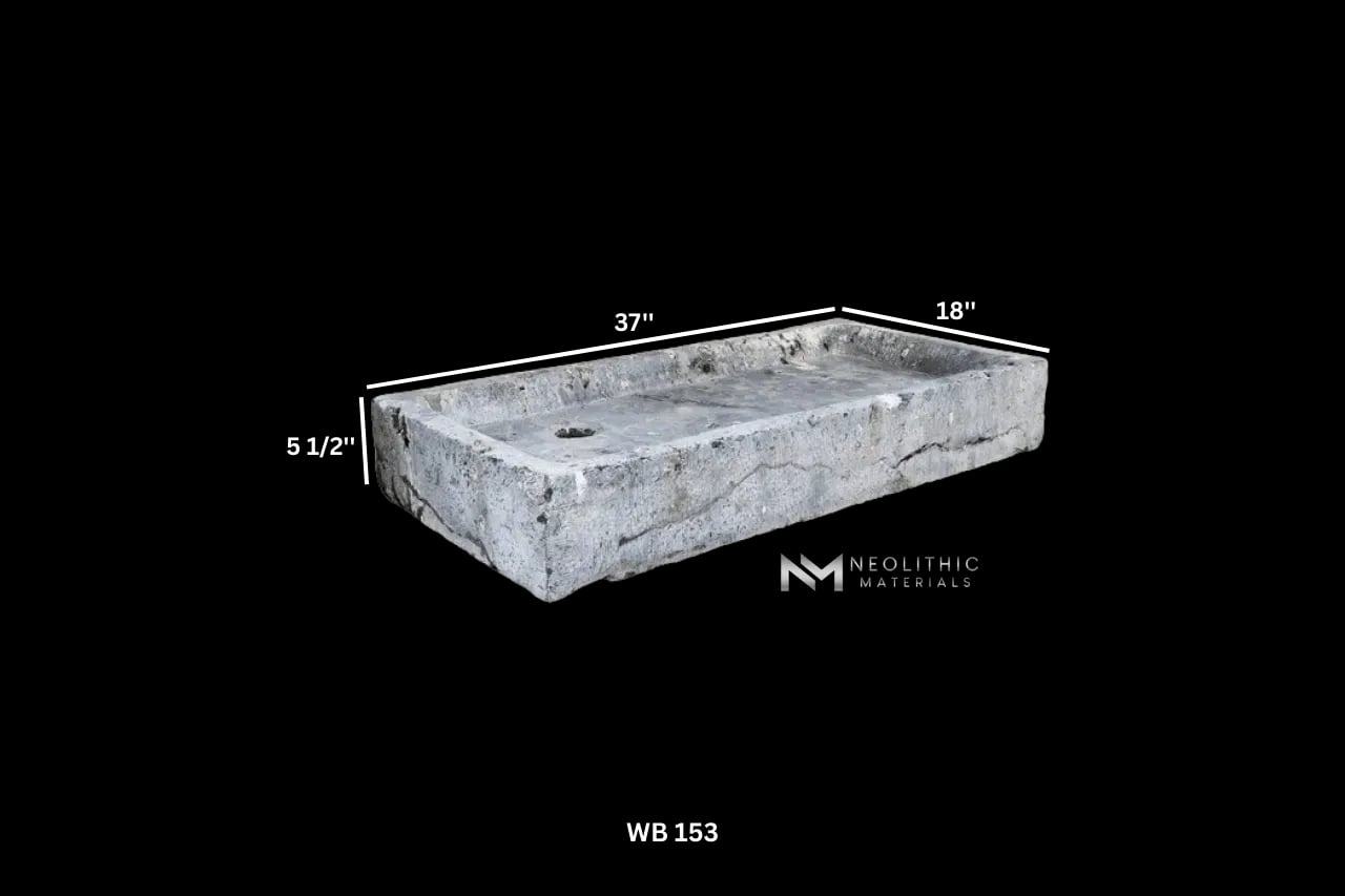 Antique Belgian Bluestone Sink - Image 14