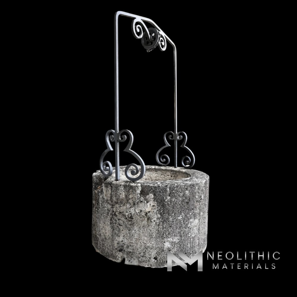 Antique French Round Wellhead with Iron Piece