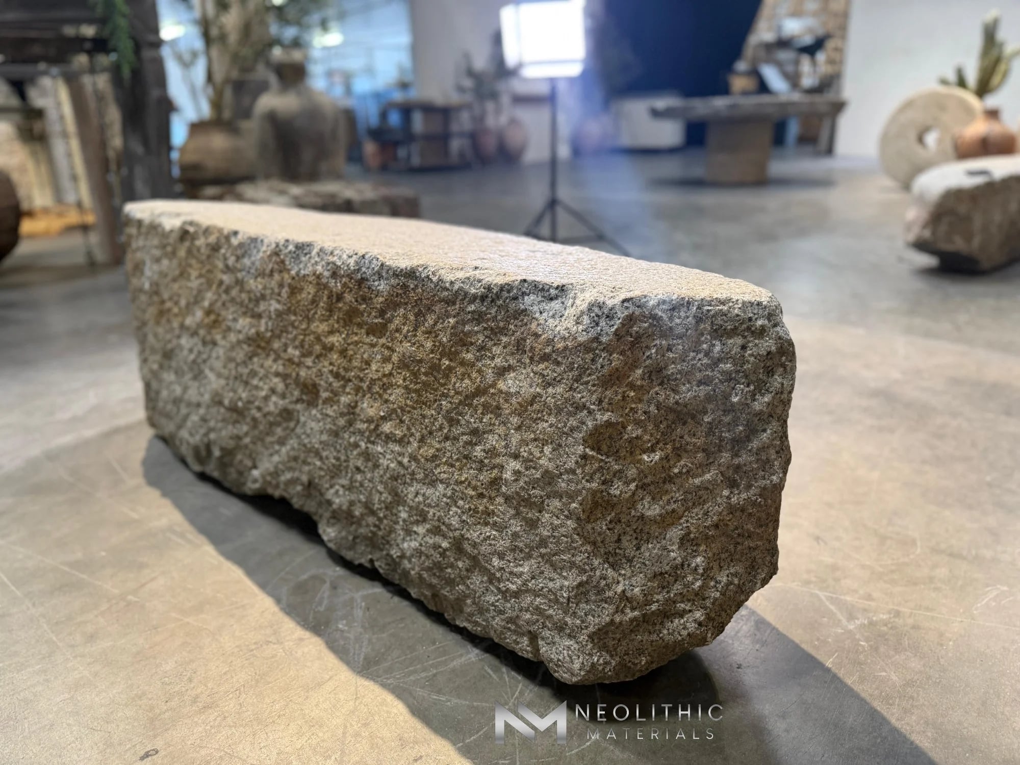 Antique Granite Bench thumbnail 6
