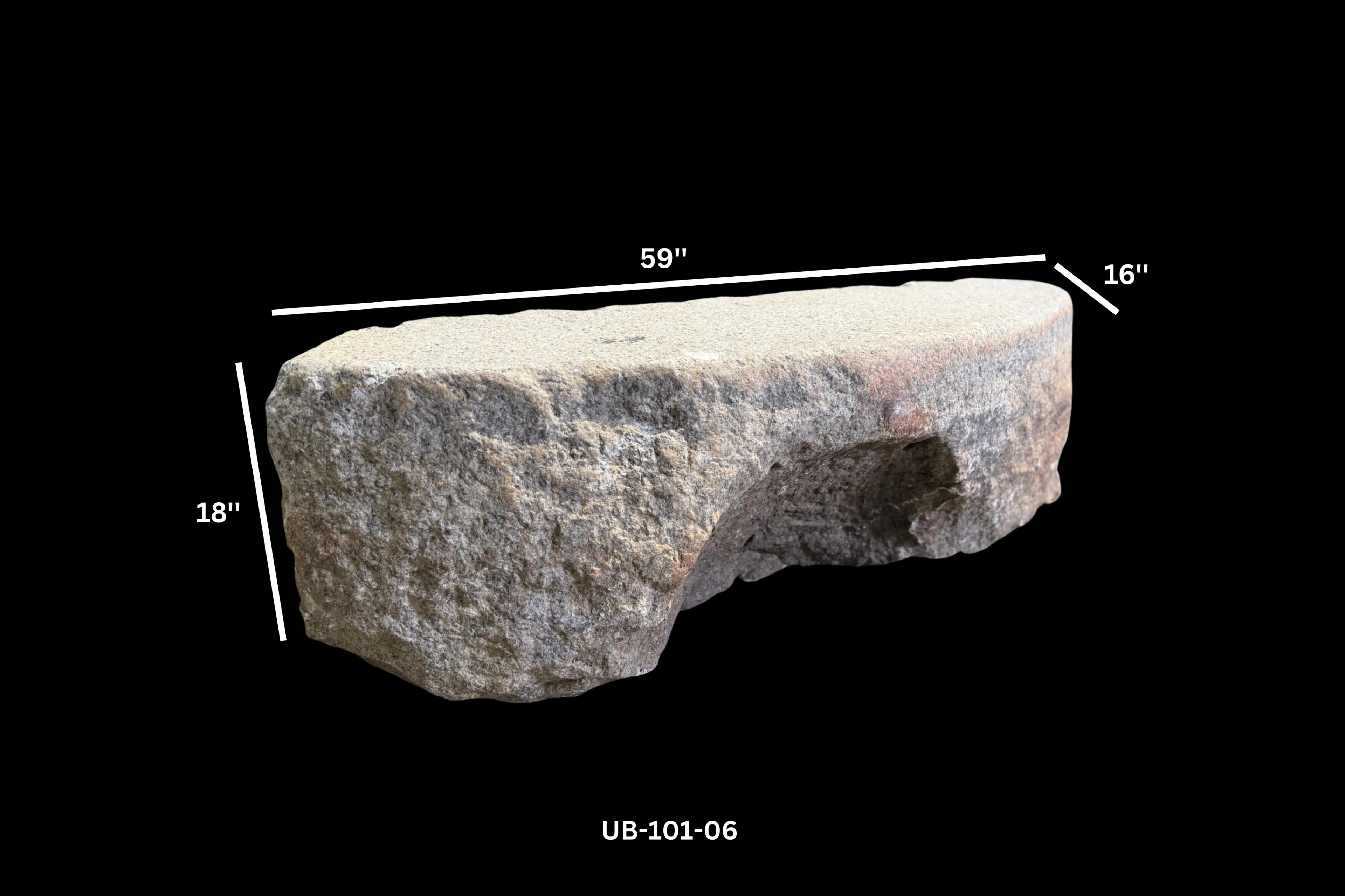 Antique Granite Bench thumbnail 7