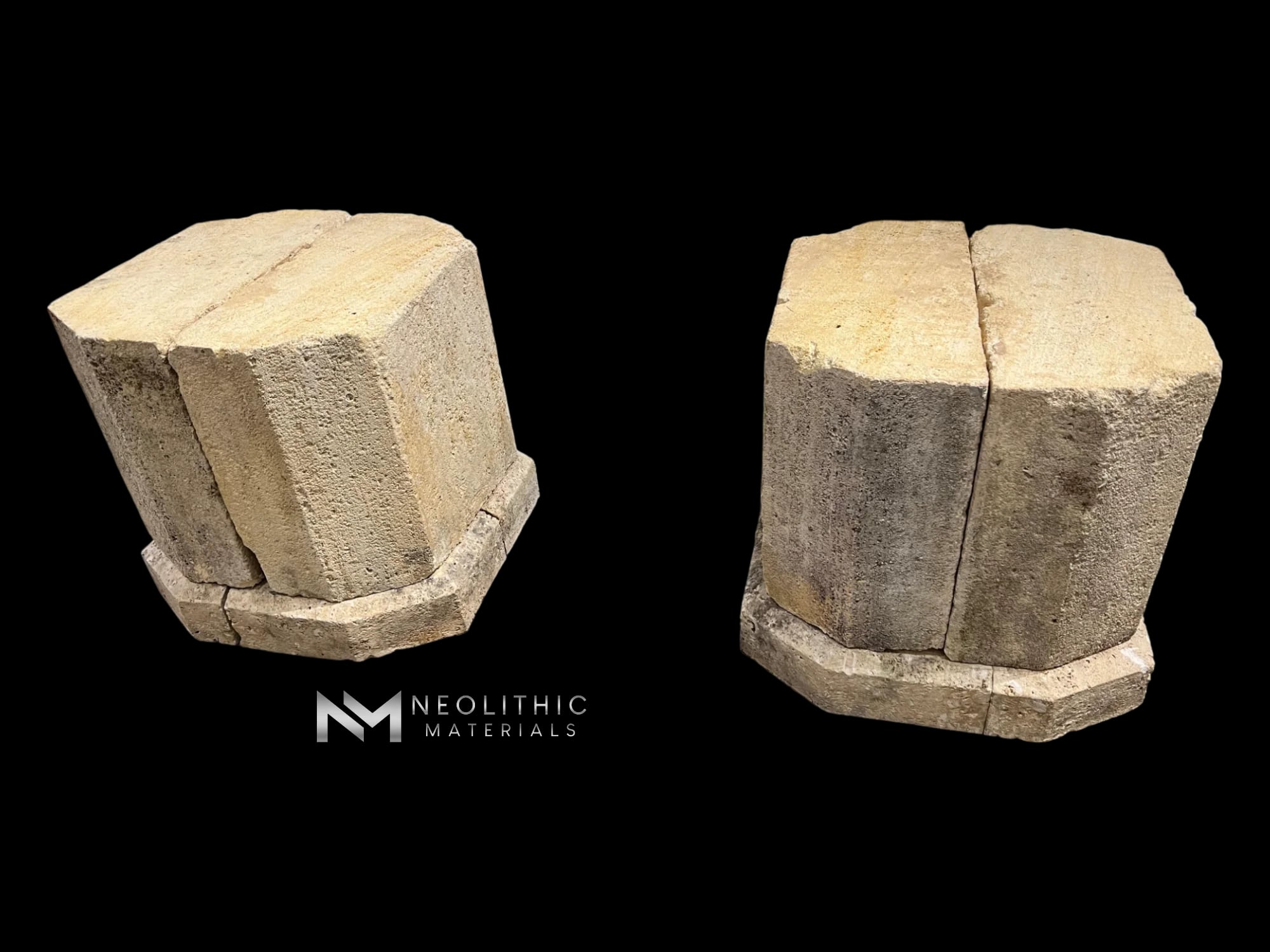 Limestone Table Base (Pair) thumbnail 3