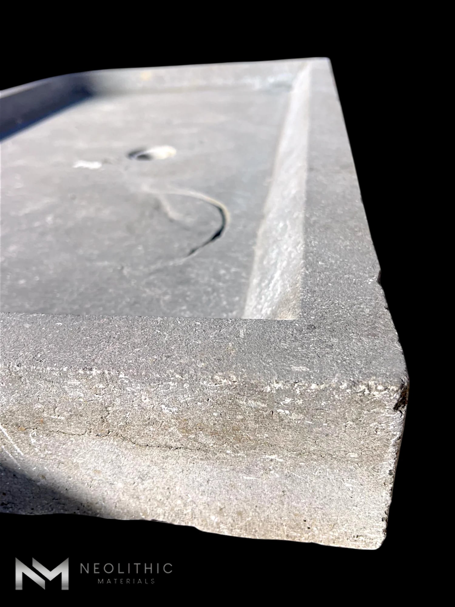 Antique Belgian Bluestone Sink thumbnail 7