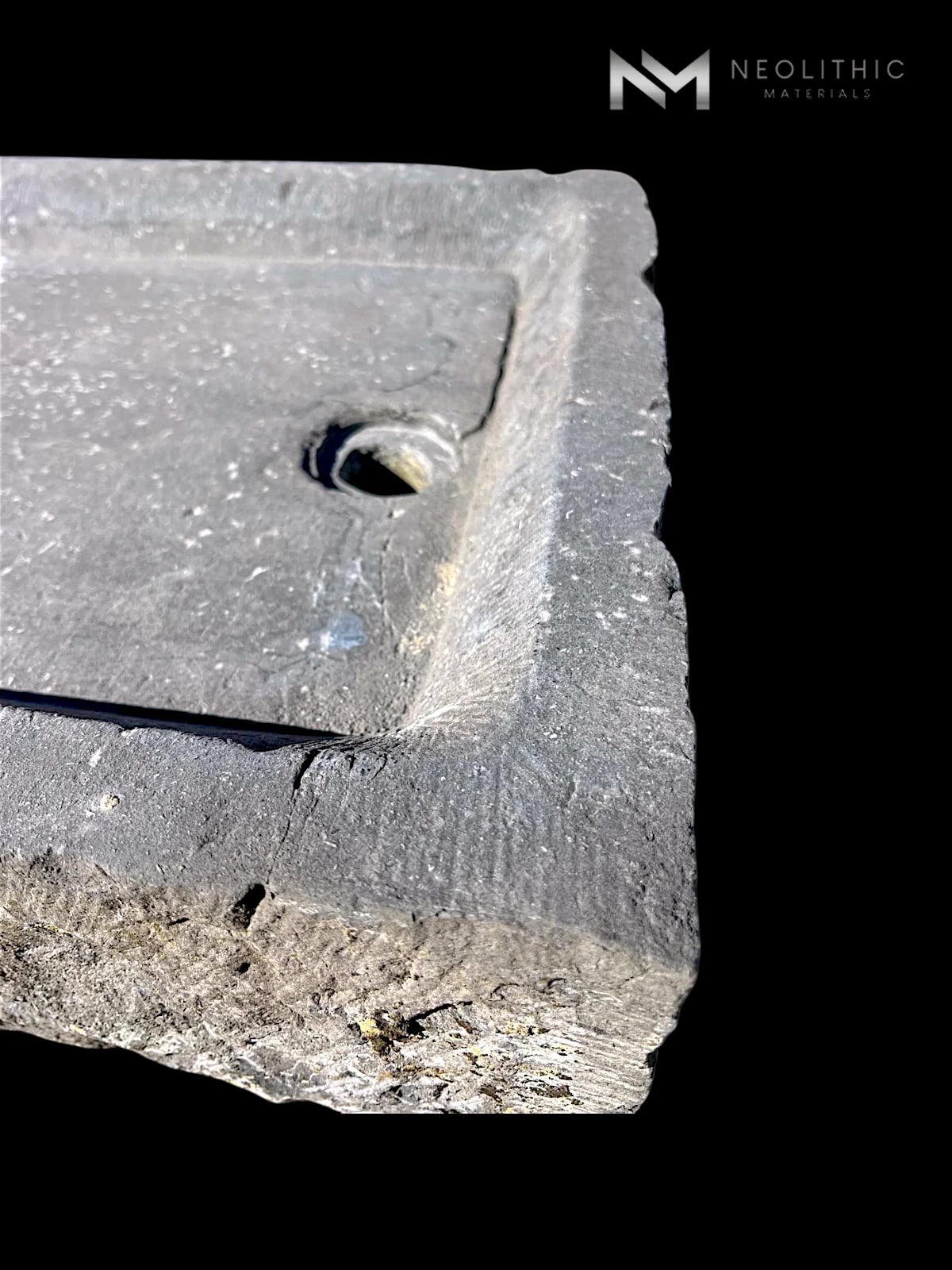 Antique Belgian Bluestone Sink thumbnail 7