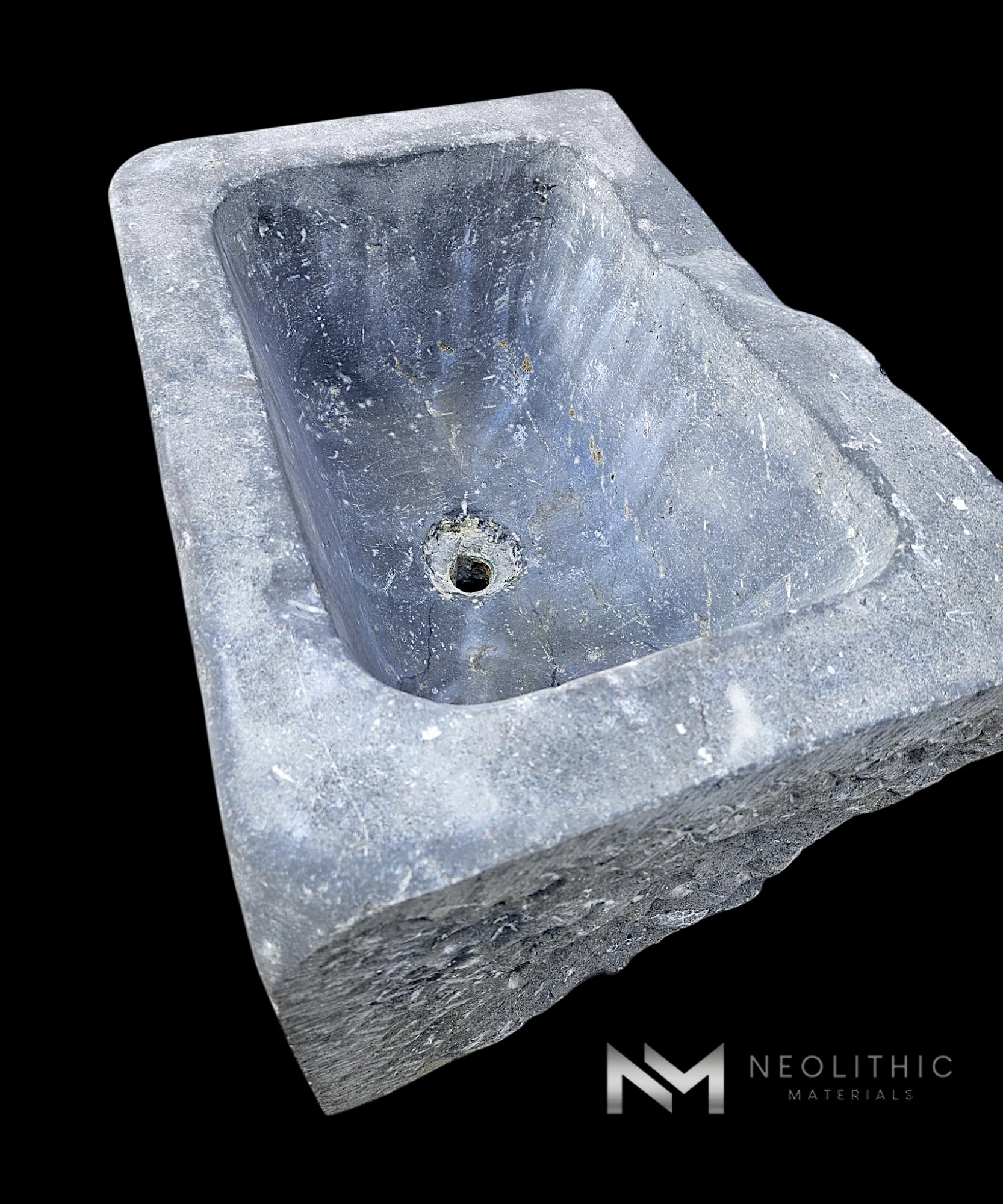 Antique Belgian Bluestone Sink thumbnail 6