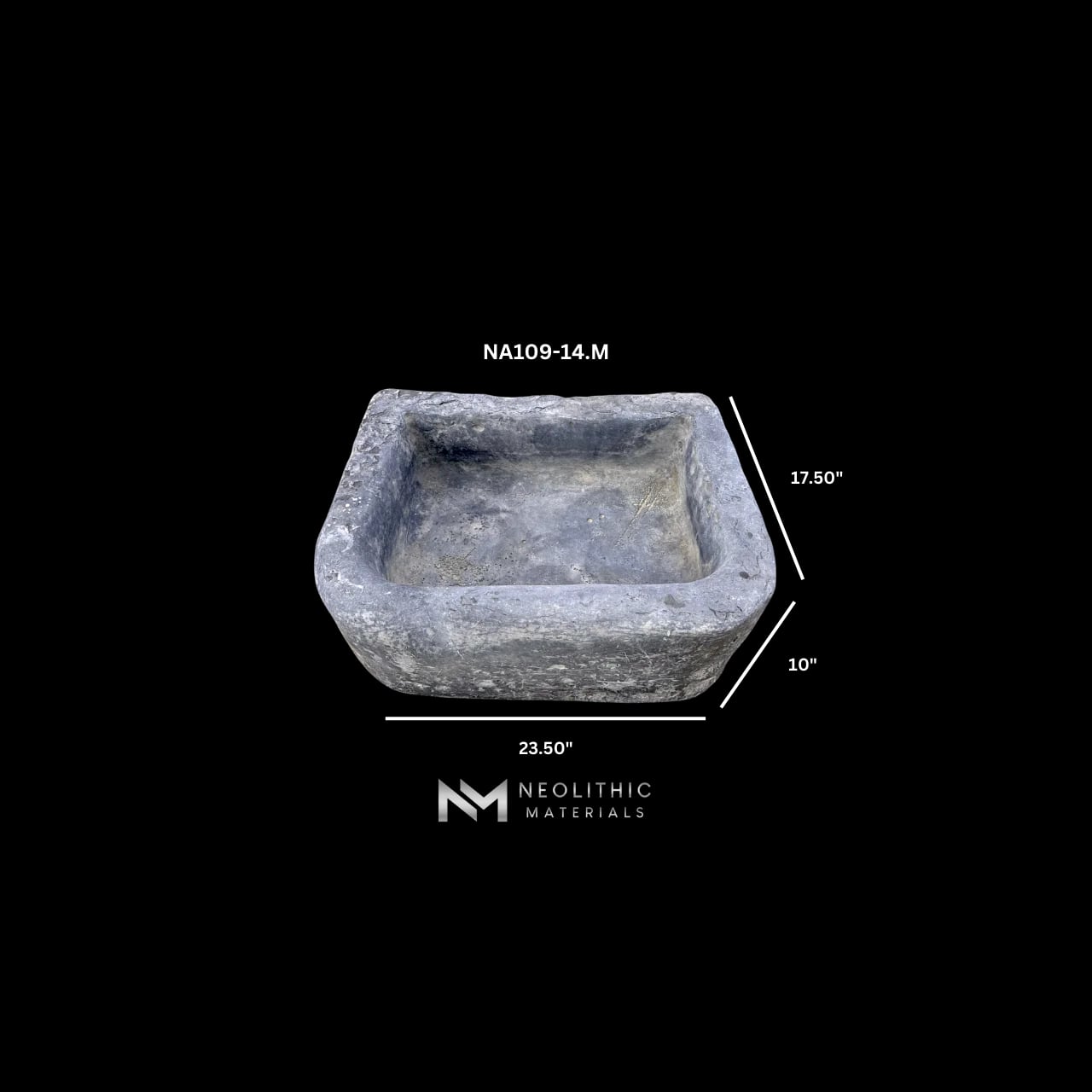 Antique Belgian Bluestone Sink thumbnail 13