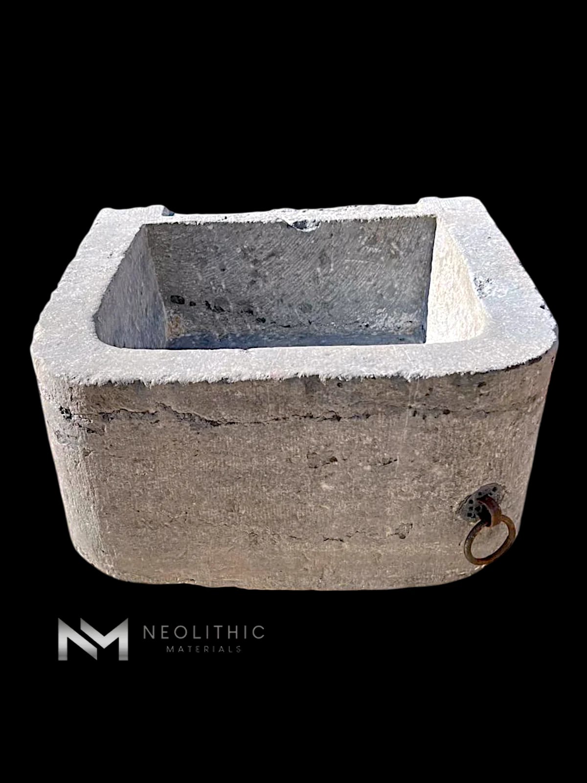 Antique Belgian Bluestone Sink thumbnail 12