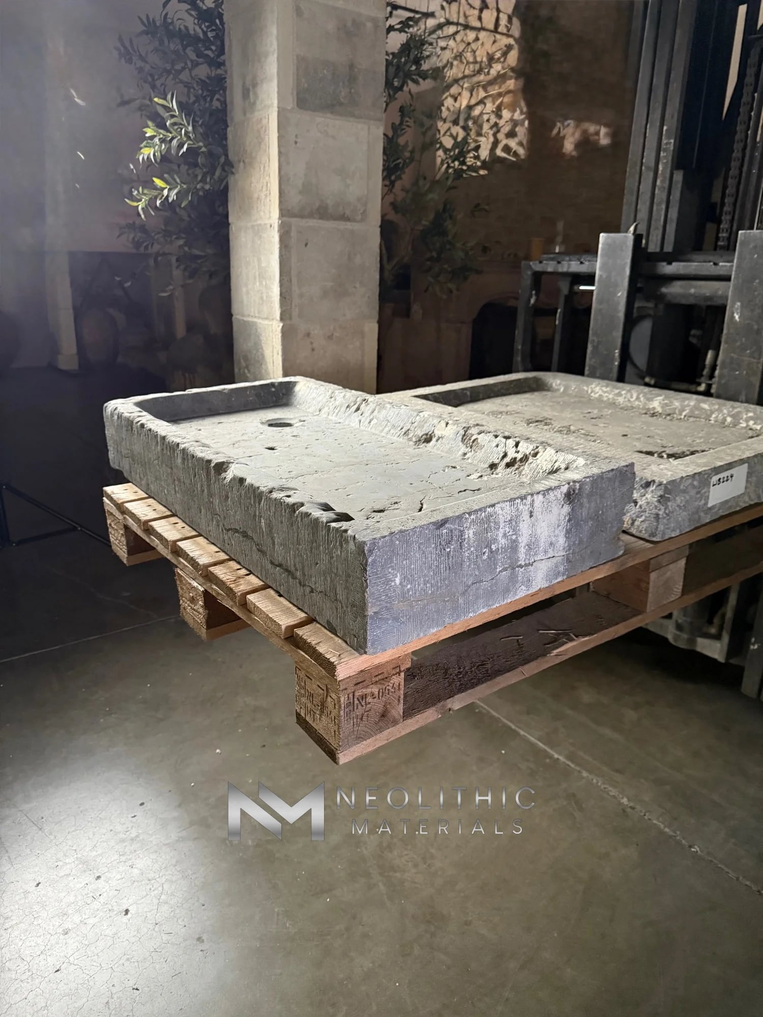 Antique Belgian Bluestone Sink thumbnail 6