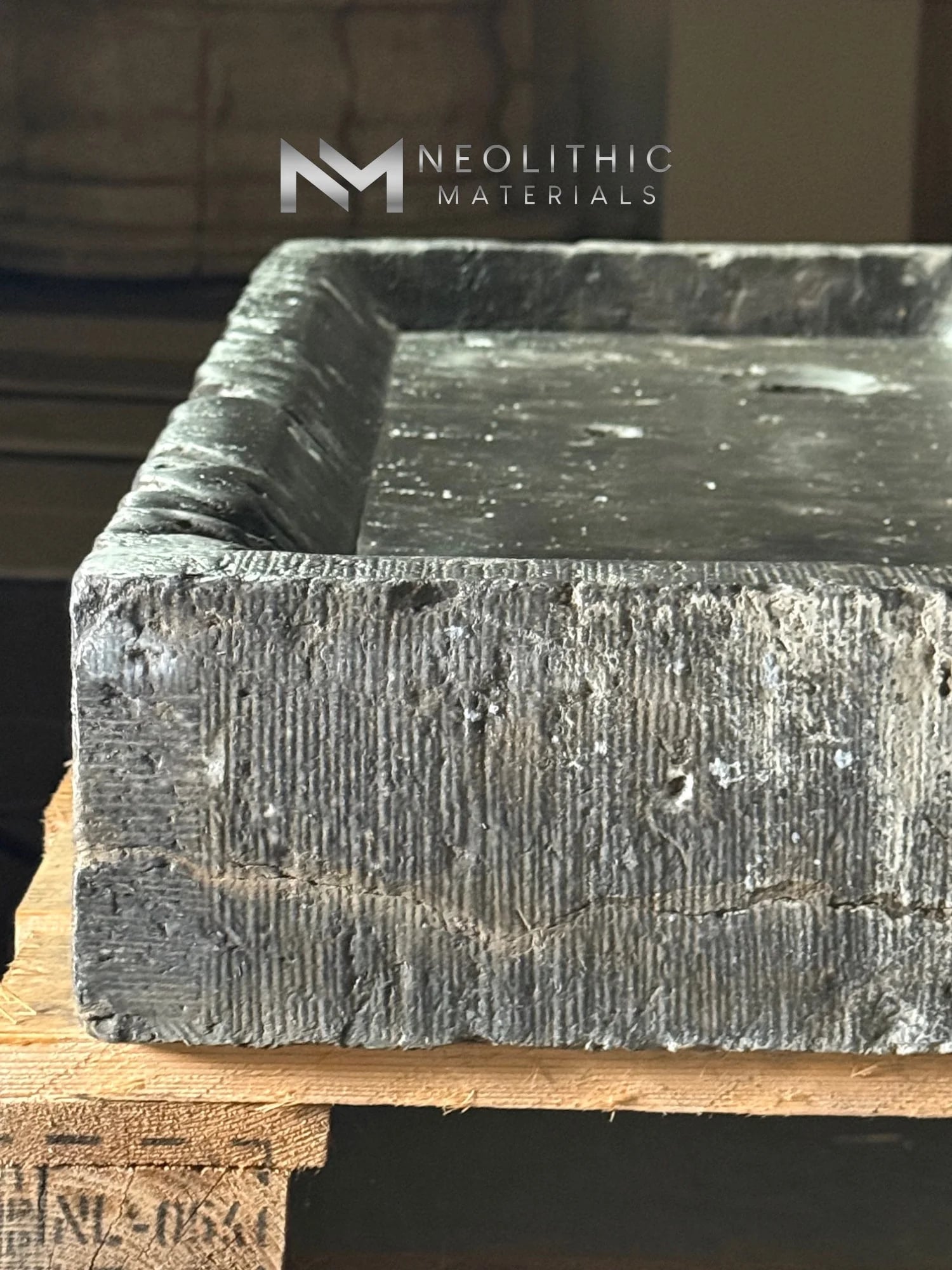 Antique Belgian Bluestone Sink thumbnail 11