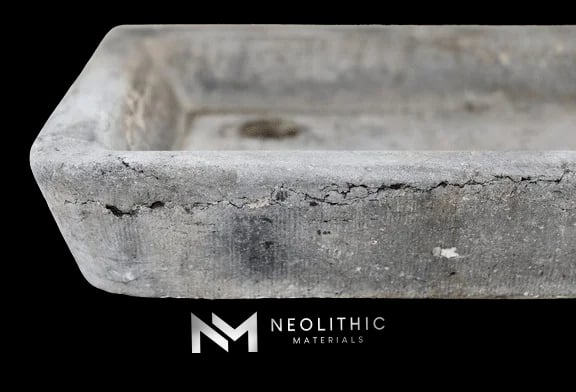 Antique Belgian Bluestone Sink thumbnail 4