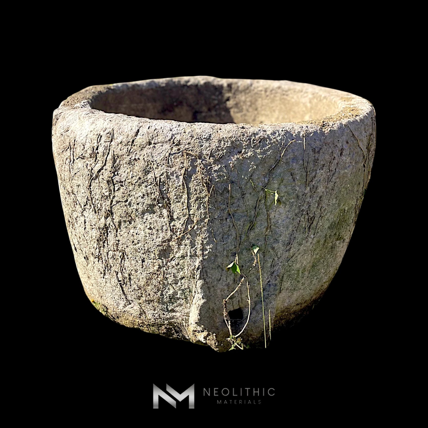 Antique French Round Limestone Trough