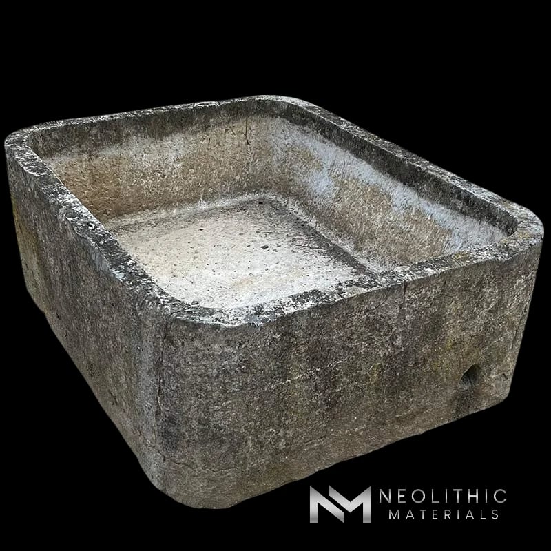Antique French Limestone Trough thumbnail 3