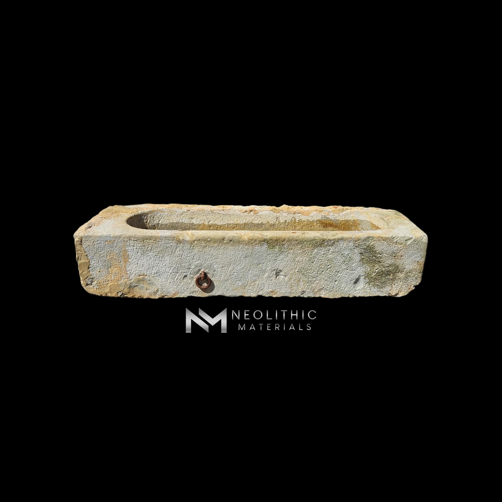 French Antique 19th Century Limestone Trough